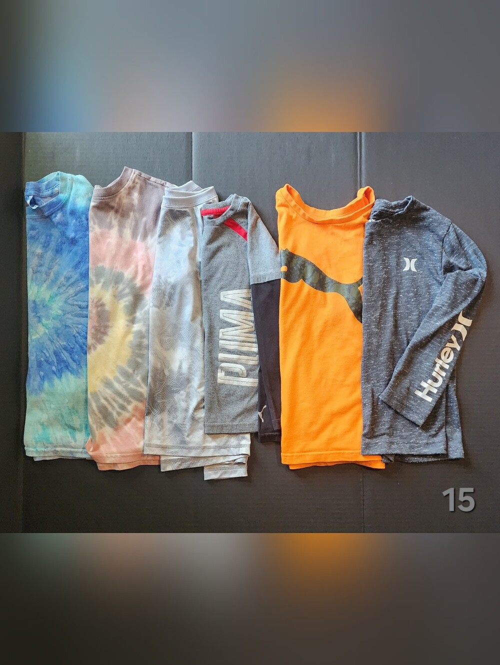 Boys Long Sleeve Shirt Lot of 6 (Size 6-7)